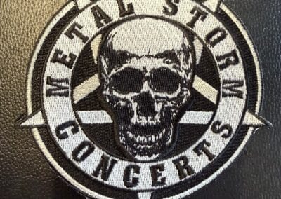 Metal Storm Patch bestickt mit Klett